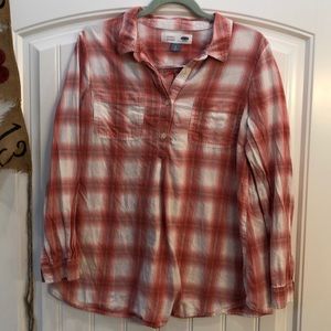 Maternity tunic blouse